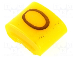 Markers for cables and wires; Label symbol: 0; 1.1÷2.5mm; H: 3mm