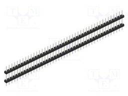 Connector: pin strips; pin header; male; PIN: 43; 2mm; THT; 1x43