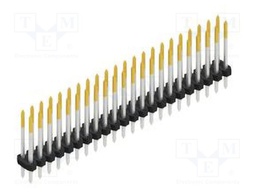 Connector: pin strips; pin header; male; PIN: 44; 2mm; THT; 2x22
