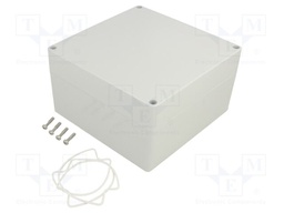 Enclosure: multipurpose; X: 160mm; Y: 160mm; Z: 90mm; polycarbonate