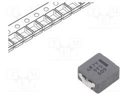 Power Inductor (SMD), 4.7 µH, 10.9 A, Wirewound, 20 A, 10.7mm x 10mm x 5.4mm