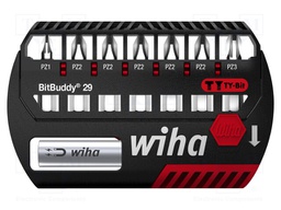 Screwdriver bits; Pcs: 8; Package: plastic case; 29mm