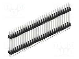 Connector: pin strips; pin header; male; PIN: 66; 2.54mm; SMT; 2x33