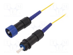 Connector: fiber optic; patchcord; PIN: 1; bayonet; Buccaneer 4000