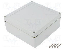 Enclosure: multipurpose; X: 150mm; Y: 150mm; Z: 60mm; ZP; light grey