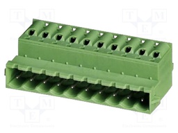 Pluggable terminal block; 5.08mm; ways: 16; straight; plug; male