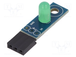 Module: LED; 5VDC; Colour: green; Application: ARDUINO; I/O: 3