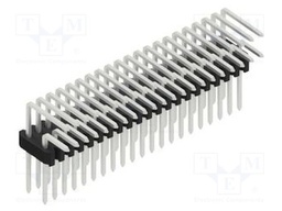Connector: pin strips; pin header; male; PIN: 42; 1.27mm; THT; 2x21