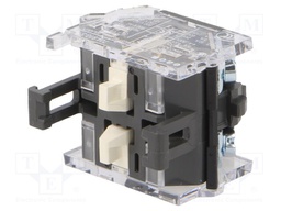 Contact block; 22mm; 04; -40÷55°C; front fixing; Contacts: NO x2