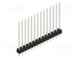 Connector: pin strips; pin header; male; PIN: 14; 2.54mm; THT; 1x14