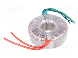 Transformer: toroidal; 450VA; 230VAC; 55V; 55V; 4.1A; 4.1A; 4kg; IP00