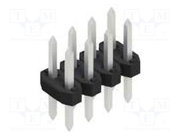 Connector: pin strips; pin header; male; PIN: 8; 2mm; THT; 2x4; 100V