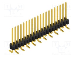 Connector: pin strips; pin header; male; PIN: 20; 1.27mm; SMT; 1x20