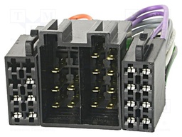 ISO socket x2,ISO plug x2; PIN: 26(5+8+5+8); combined socket