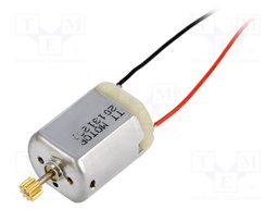 DC motor; 1.5÷6.5VDC