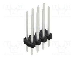 Connector: pin strips; pin header; male; PIN: 8; 2mm; THT; 2x4; 100V