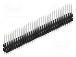 Connector: pin strips; pin header; male; PIN: 62; 2.54mm; THT; 2x31