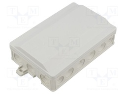 Enclosure: junction box; X: 135mm; Y: 40mm; Z: 90mm; wall mount; IP54