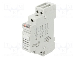 Relay: installation; bistable; NC + NO; 48VAC; DIN; 16A; -40÷40°C