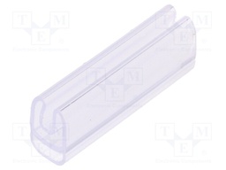 Markers for cables and wires; PVC; transparent; leaded; -40÷80°C