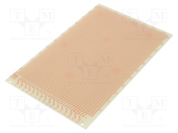 Board: universal; single sided,prototyping; W: 100mm; L: 160mm
