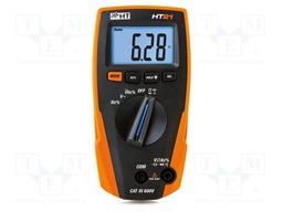 Digital multimeter; LCD; 4-digit; VDC: 4V,40V,400V,600V; 0÷50°C