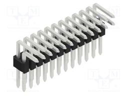 Connector: pin strips; pin header; male; PIN: 24; 1.27mm; THT; 2x12
