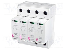 Surge arrester; Type 2; Poles: 4; 50kA; Uoper.max: 300VAC; -40÷85°C