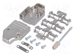 Enclosure: for D-Sub connectors; D-Sub 9pin,D-Sub HD 15pin