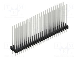 Connector: pin strips; pin header; male; PIN: 54; 1.27mm; THT; 2x27