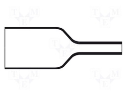 Heat shrink sleeve; Colour: yellow; L: 22m; Application: TT430