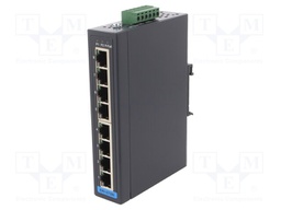 Switch Ethernet; unmanaged; Number of ports: 8; 12÷48VDC; RJ45