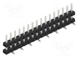 Connector: pin strips; pin header; male; PIN: 16; 2mm; SMT; 1x16