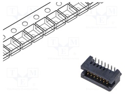 Connector: PCB to PCB; male; PIN: 14; 1.27mm; TFM; gold-plated; SMT