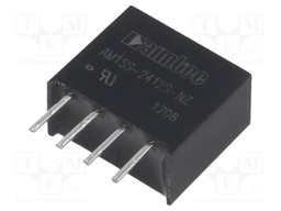 Converter: DC/DC; 1W; Uin: 21.6÷26.4V; 12VDC; Iout: 84mA; SIP4; 1.2g