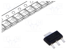 IC: voltage regulator; LDO,linear,adjustable; 1.25÷15V; 0.8A