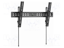 Holder; for wall mounting; 60kg; 43÷95"; black