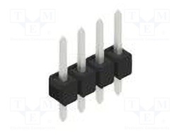 Connector: pin strips; pin header; male; PIN: 4; 2.54mm; THT; 1x4