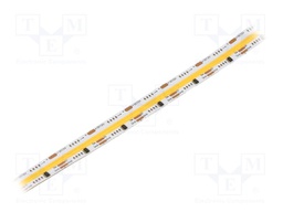 COB LED tape; RGBW; 12V; LED/m: 480; 12mm; white PCB; IP20; 120°