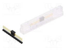 Connector: pin strips; pin header; male; PIN: 21; 2.54mm; SMT; 1x21