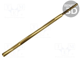 Test probe socket; Min.pitch: 1.91mm; AgNi; gold-plated; head WR