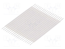 Connector: jumper cable; Cable ph: 1.27mm; L: 25.4mm; straight