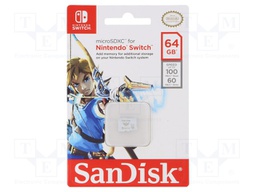 Memory card; Nintendo Switch; microSDXC; R: 100MB/s; W: 90MB/s