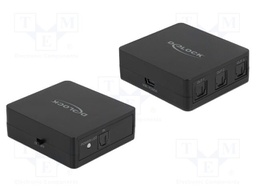 Switch; Input: Toslink socket,USB B mini socket