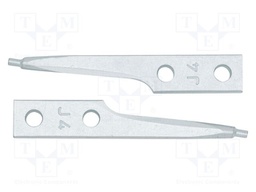 Straight; Spare part: tip; 2pcs; for pliers