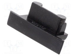 Cap for LED profiles; black; ABS; GEN2; Pcs: 20; BEGTIN12