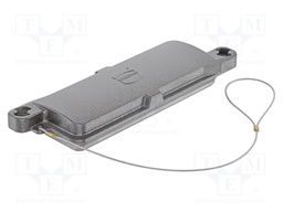 Protection cover; Han® HPR; size 24B; threaded joint,latch