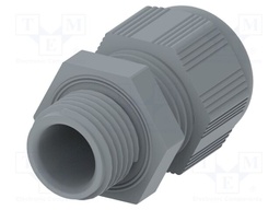 Cable gland; without nut,with long thread; M16; 1.5; IP68; grey