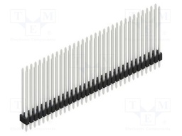 Connector: pin strips; pin header; male; PIN: 64; 1.27mm; THT; 2x32