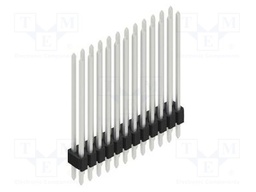 Connector: pin strips; pin header; male; PIN: 24; 1.27mm; THT; 2x12